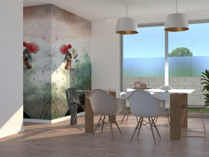 LIBRI IN FIORE - Wall tiles / wallpaper by Officinarkitettura®