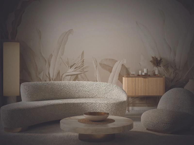 RAIN FOREST SEPPIA - Wallpaper / wall tiles by Officinarkitettura®