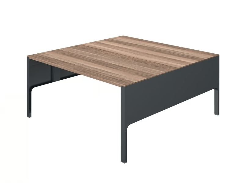 LANCE - Multiple rectangular wood veneer office desk by Ofifran