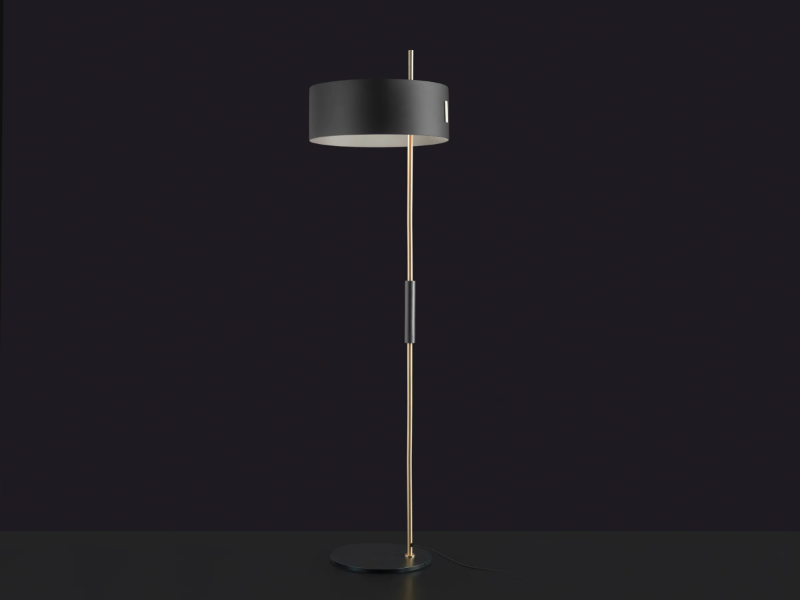 1953 - Metal floor lamp by Oluce