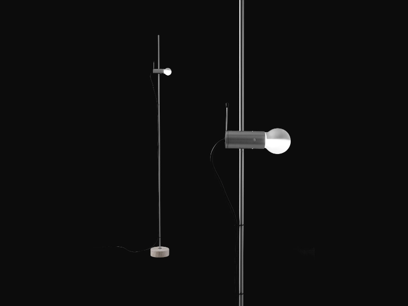 AGNOLI - 387 - Height-adjustable adjustable floor lamp by Oluce