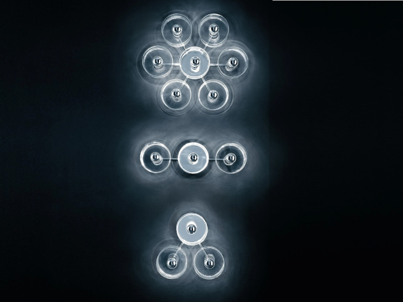 FIORE - 103/123/139/173 - Blown glass wall lamp / ceiling lamp by Oluce