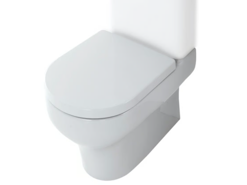 CLEAR - Close coupled Floor mounted Vitreous China toilet by Olympia Ceramica