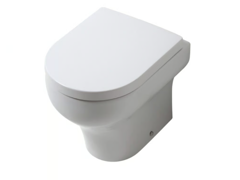 CLEAR - Floor mounted Vitreous China toilet by Olympia Ceramica