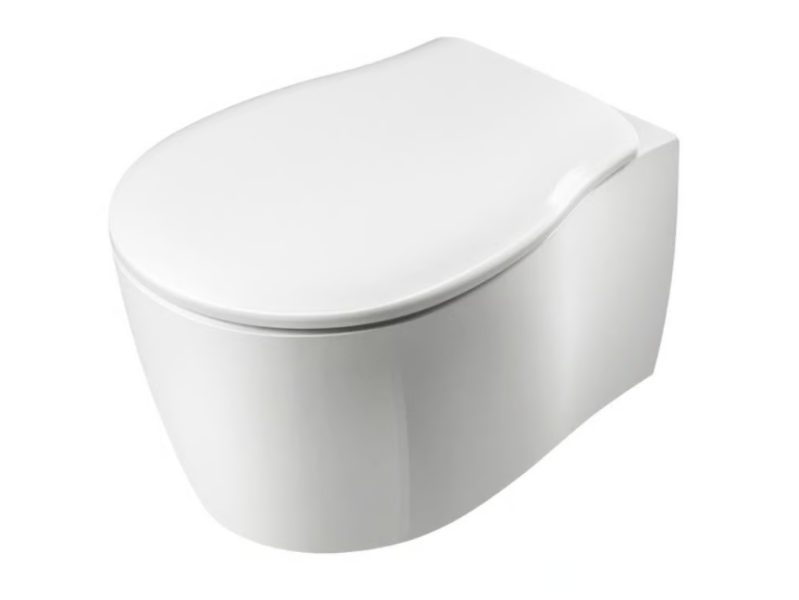 FORMOSA 2.0 - Wall-hung rimless Vitreous China toilet by Olympia Ceramica