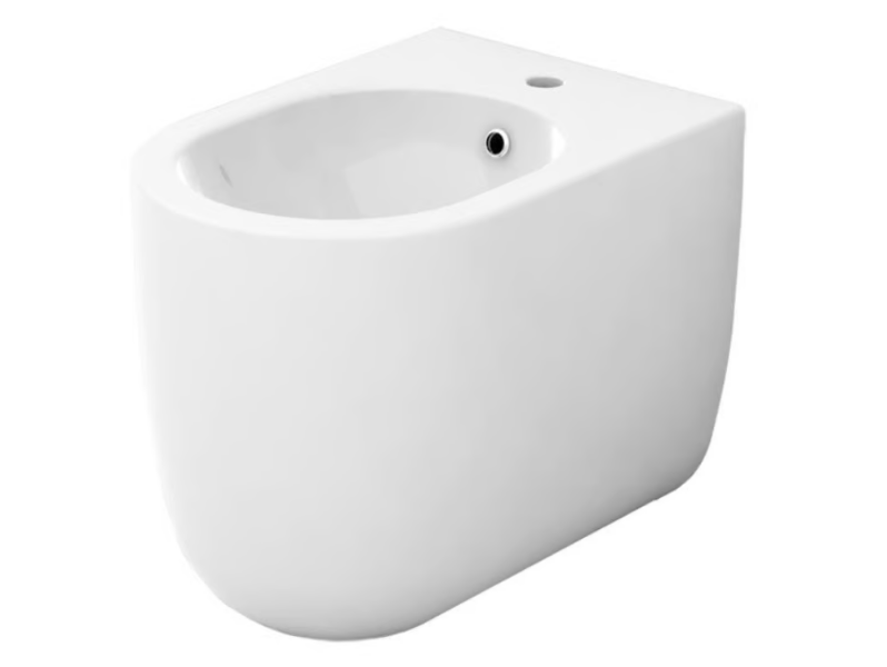 MILADY - Floor mounted Vitreous China bidet by Olympia Ceramica