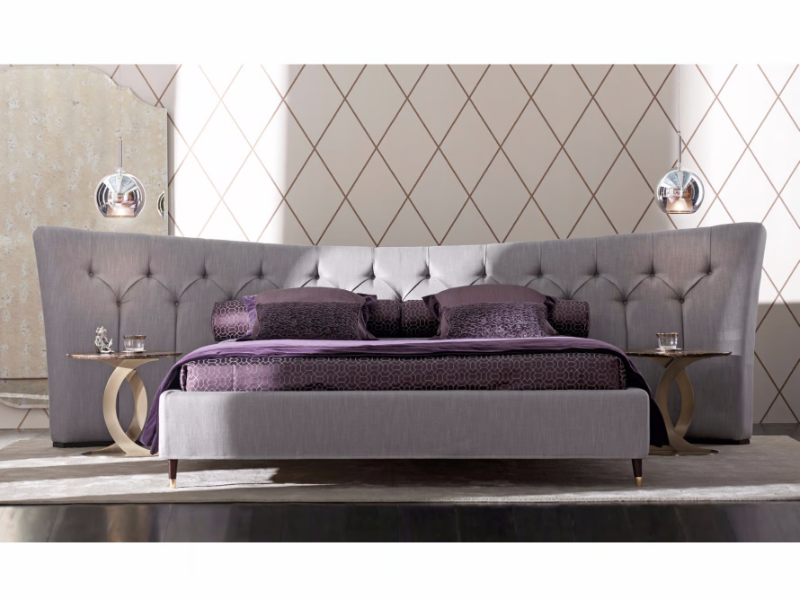 BUTTERFLY - Double bed with tufted headboard by OPERA CONTEMPORARY