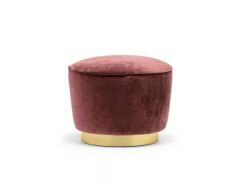 SOPHIE - Upholstered round pouf by OPERA CONTEMPORARY
