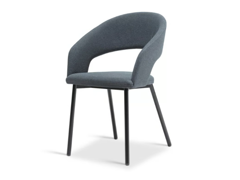 CELINE 705 - Upholstered fabric chair with armrests by Origins 1971