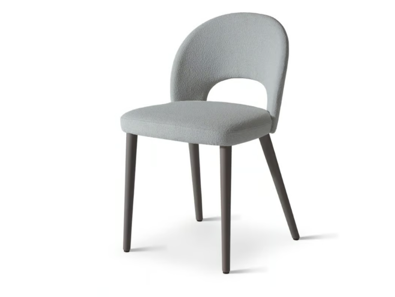 DIXIE 539 - Upholstered fabric chair open back by Origins 1971