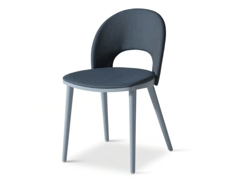 DIXIE 541 - Upholstered fabric chair open back by Origins 1971