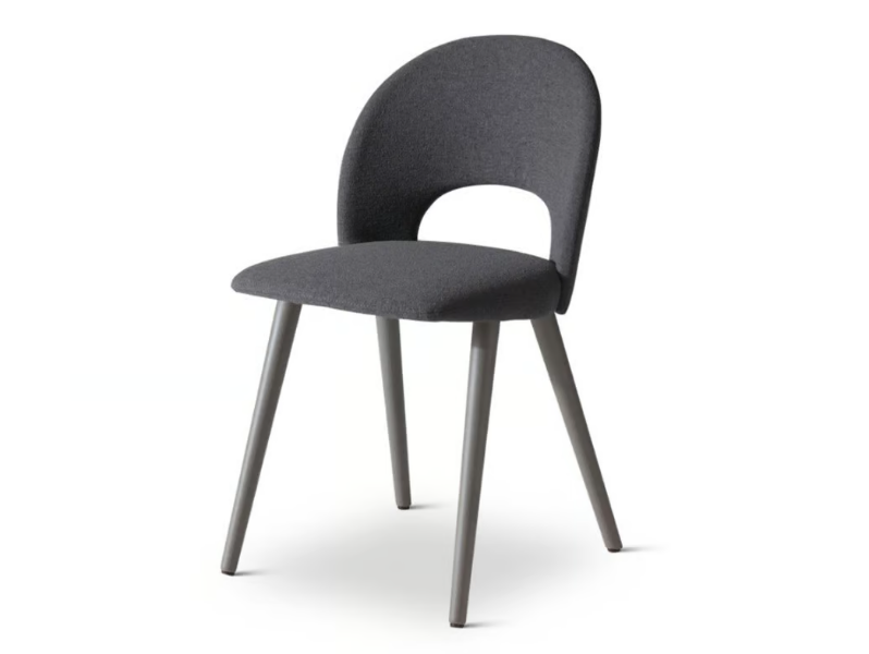 DIXIE 542 - Upholstered fabric chair open back by Origins 1971