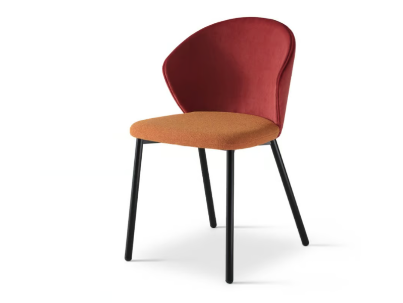 MEGGIE 637 - Upholstered fabric chair by Origins 1971