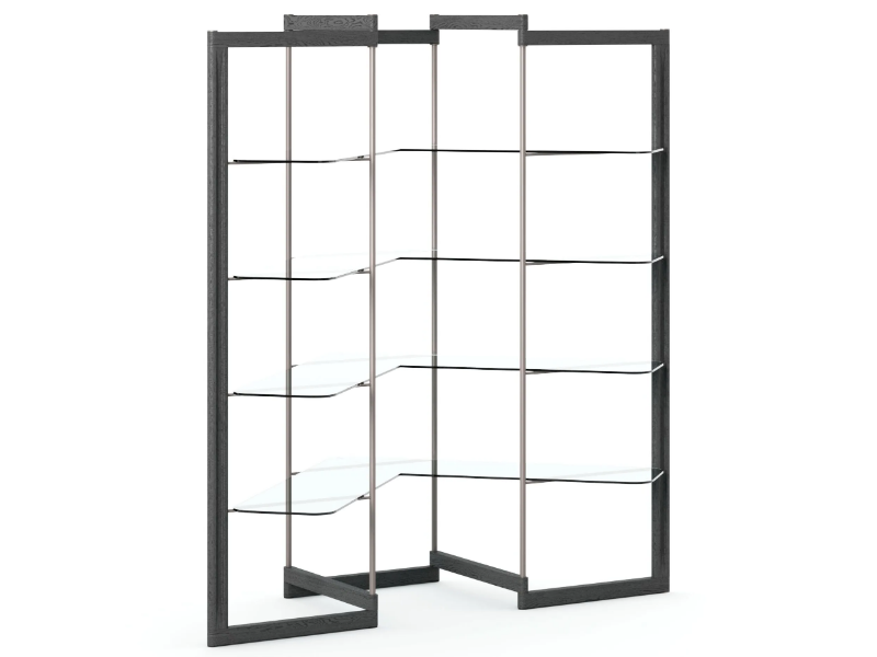 PANTO - Corner freestanding bookcase by Ozzio Italia