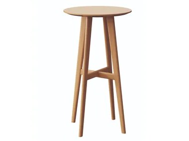 SK-TAG 1 - Round oak high side table by Paged