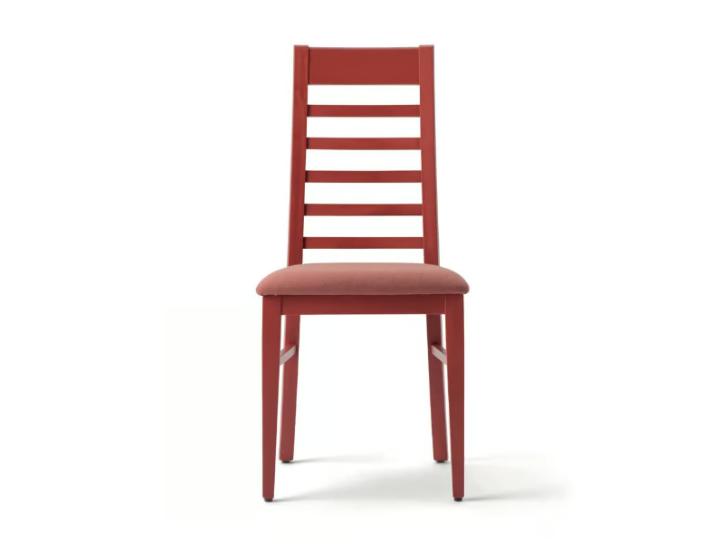 CORINNE 490E.i2 - Beech chair with integrated cushion by Palma