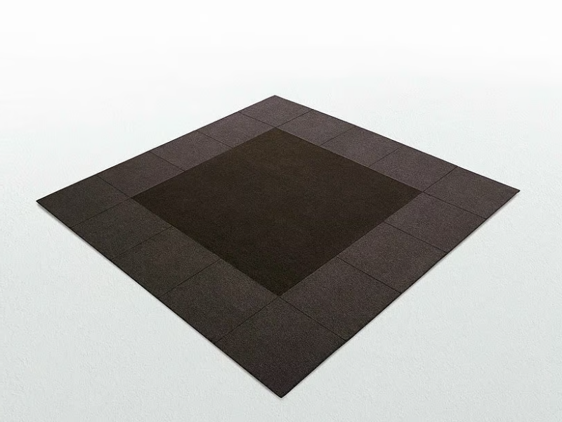 CORNICE 50 - Square felt rug by Paola Lenti