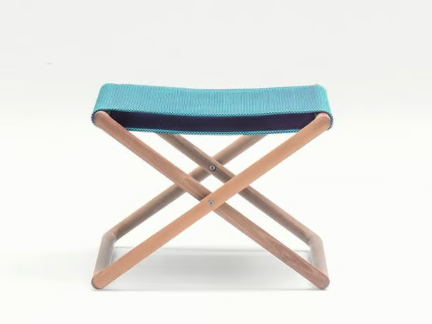PORTOFINO - Folding garden stool by Paola Lenti