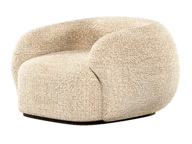 CORAL - Wool armchair with armrests by Paolo Castelli