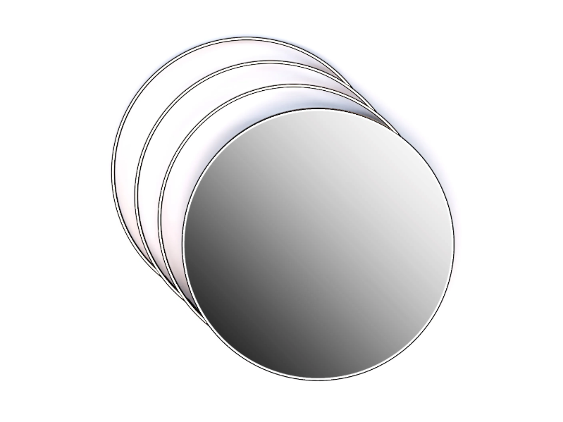 INFINITY - Mirror with integrated lighting by Paolo Castelli
