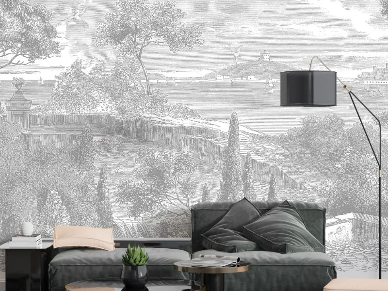 BORD DE MER - Panoramic wallpaper by PaperMint