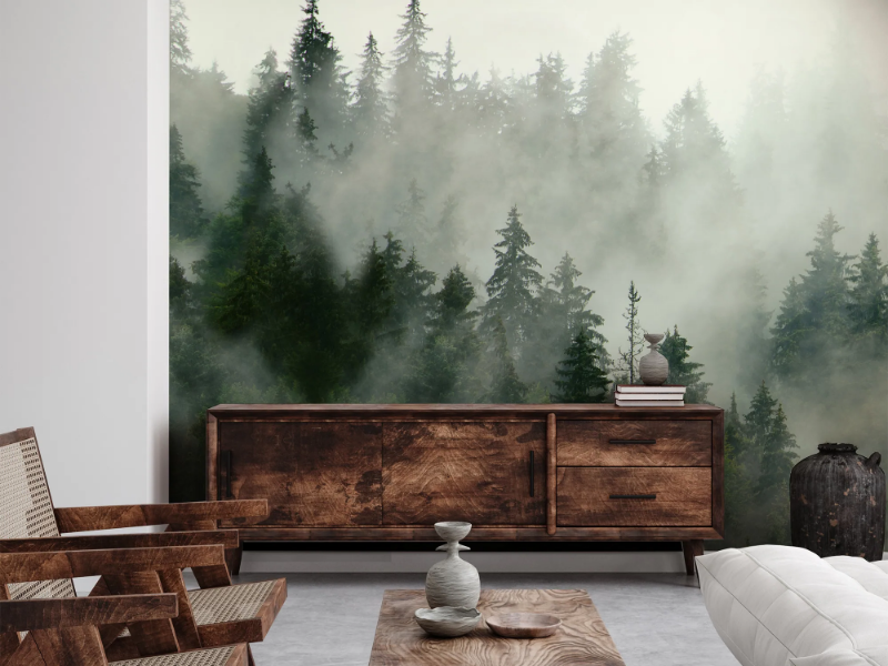 BOREAL FOREST - Panoramic wallpaper by PaperMint