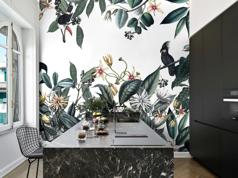 CALI BIRDS - Panoramic wallpaper by PaperMint