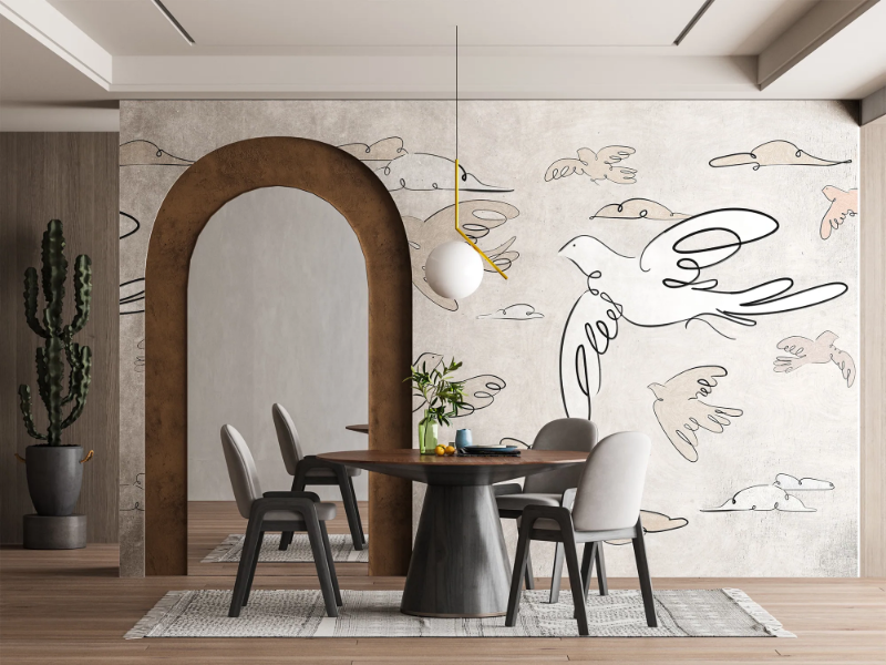 COLOMBES - Panoramic wallpaper by PaperMint