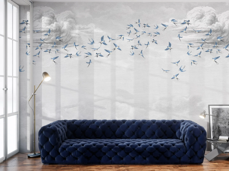 SWALLOW CLOUD - Panoramic wallpaper by PaperMint