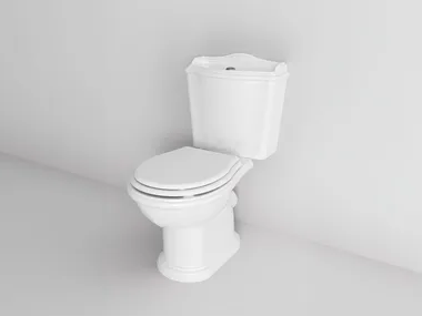 CROWN - Floor mounted close coupled ceramic toilet with external cistern by Park Avenue