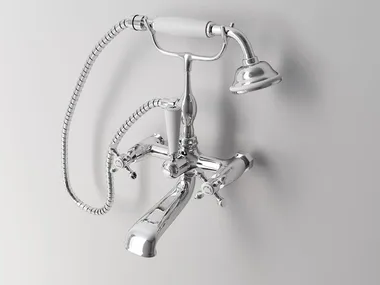 HOPKINS - 2 hole floor standing bathtub tap with hand shower by Park Avenue
