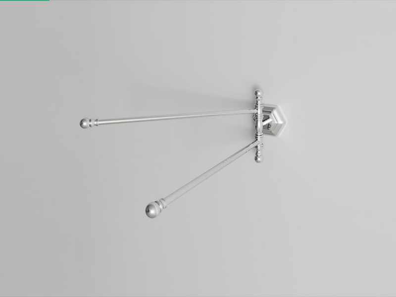WALDORF - Swivel metal towel rack by Park Avenue