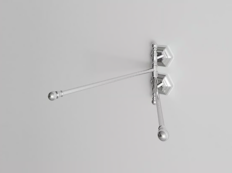 WALDORF - Swivel metal towel rack by Park Avenue