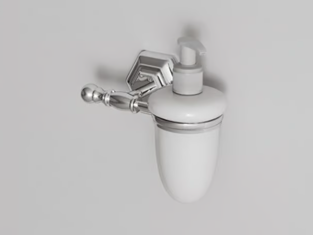 WALDORF - Wall-mounted ceramic Bathroom soap dispenser by Park Avenue