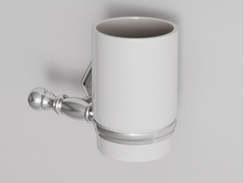 WALDORF - Wall-mounted ceramic toothbrush holder by Park Avenue