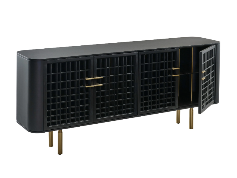 RAIN - Wood veneer sideboard with doors by PARLA