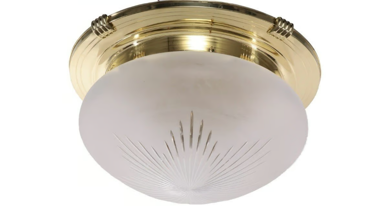 NEW YORK I - Handmade brass ceiling light by Patinas Lighting