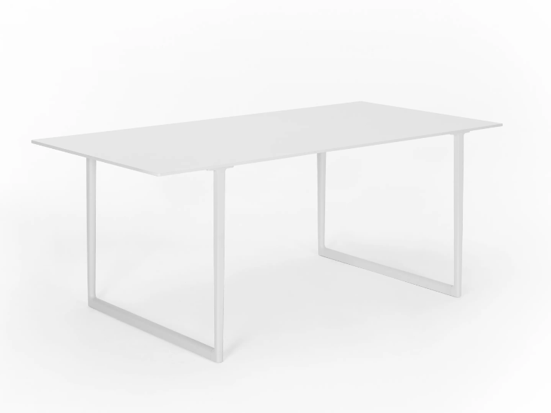 TOA TABLE OUTDOOR - Rectangular HPL and aluminium table by Pedrali
