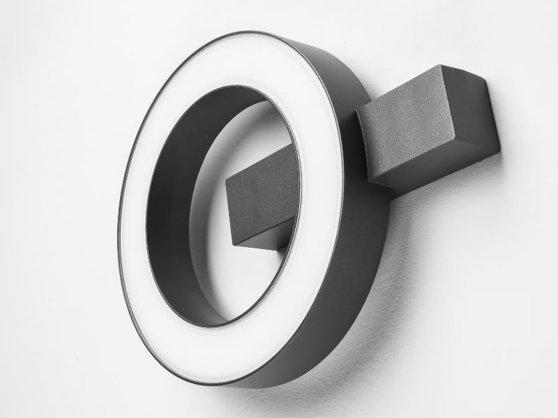 MASK+ ROUND - LED die cast aluminium wall lamp by PERFORMANCE iN LIGHTING