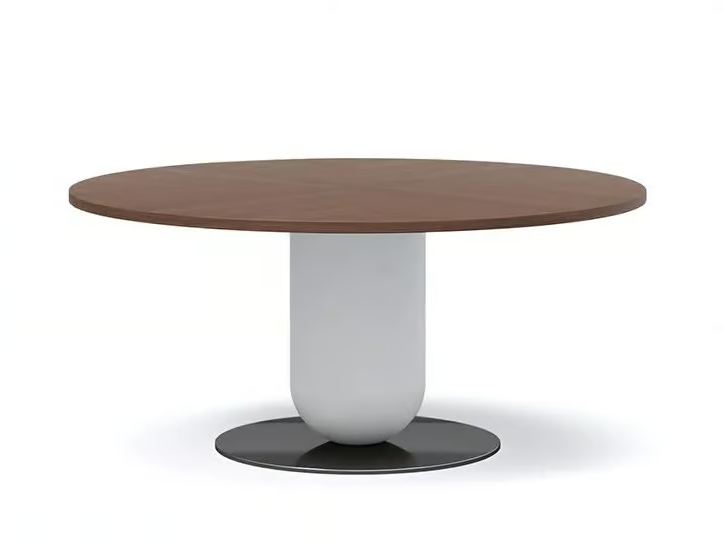 ETTORE - Round wooden table by PIANCA