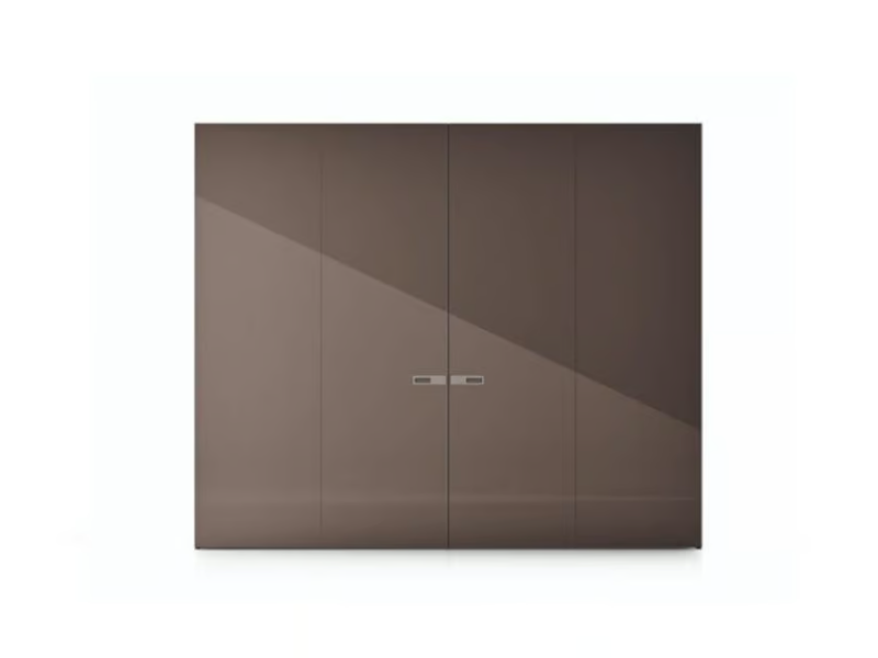 ICONA - Lacquered wooden wardrobe with sliding doors by PIANCA