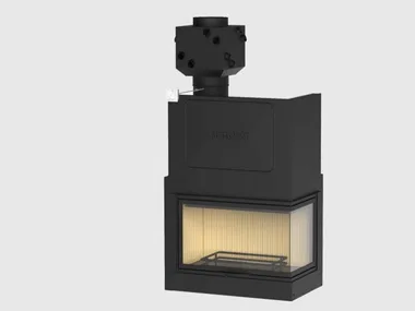MA 283 D/S SL PLUS - Wood-burning Corner Fireplace insert Class A by Piazzetta