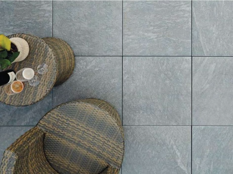 COLOSSEO SILVERGRAU - Outdoor floor tiles with stone effect by PIETRA SINTERIZZATA