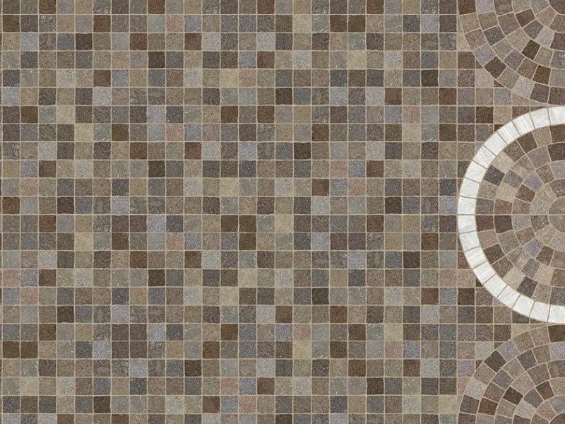 CUBETTI PORFIDO MARRONE - Porcelain stoneware outdoor floor tiles with stone effect by PIETRA SINTERIZZATA