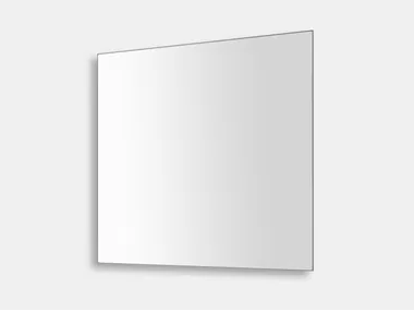 SECUNDA - Rectangular bathroom mirror with integrated lighting by Pirovano