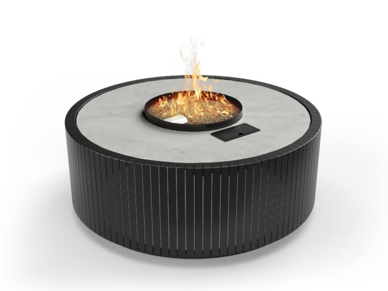 STELLA TABLE - Outdoor gas fireplace with remote control by Planika