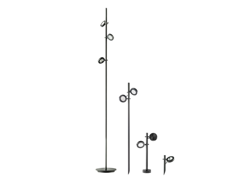 FROG - Adjustable aluminium floor lamp by Platek