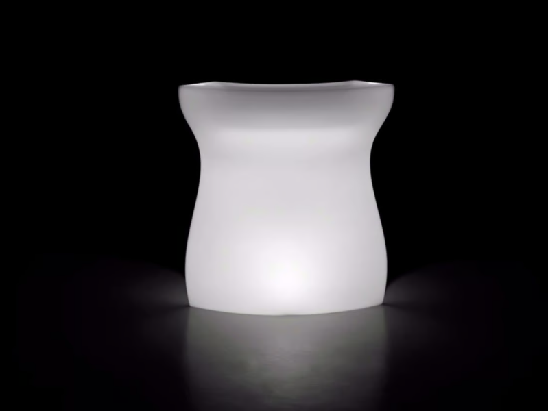 BARTOLOMEO CORNER LIGHT - Illuminated polyethylene bar counter by Plust