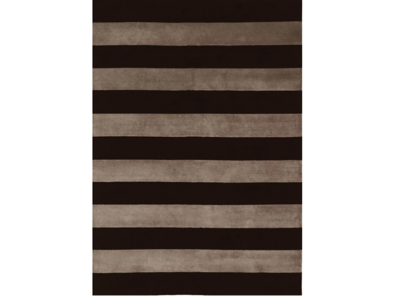 STRIPES - Striped rectangular handmade rug by Poliform