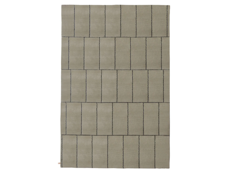 DISCONTINUO - Rectangular handmade wool rug by Porro